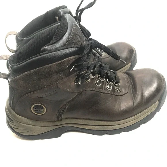 Timberland Women's Dark Brown Lace-Up Boots  -size 9 - Picture 6 of 8